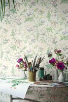 Товар: Обои Cole & Son Hummingbirds Cream арт-124-1001 - фото 5 Обои Cole & Son Hummingbirds Cream арт-124-1001 — фото 5, Обои