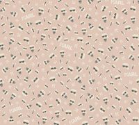 Обои AS Creation Karl Lagerfeld Винил на флизелине (0,53*10,05) Розовый, Надписи арт-37843-8 — фото 1, Обои для стен