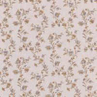 Обои Zambaiti Parati Satin Flowers IV Винил на флизелине (0,53*10,05) Бежевый/Коричневый/Синий, Цветы арт-Z66856 — фото 1, Обои для стен