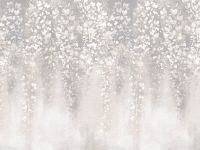 Панно Zambaiti Parati Satin Flowers IV Винил на флизелине (3*5,1) Серый/Белый, Цветы арт-Z66896 — фото 1, Обои