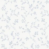 Обои Andrea Rossi Spectrum Pro Винил на флизелине (1,06*10) Белый/Голубой, Листья арт-54382-4 — фото 1, Обои для стен