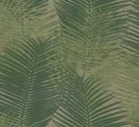 Обои Emiliana Parati Chromatic Винил на флизелине (0,70*10,05) Зеленый/Серый, Листья арт-45104 — фото 1, Обои