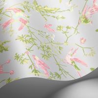Обои Cole & Son Hummingbirds Cream арт-124-1003 — фото 2, Обои