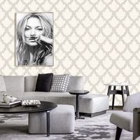 Обои Bernardo Bartalucci Palazzo Винил на флизелине (1,06*10,05) Бежевый, Ромб арт-5043-1 — фото 2, Обои