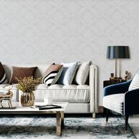 Обои Bernardo Bartalucci Palazzo Флизелин (1,06*10,05) Бежевый, Дамаск арт-5052-3 — фото 3, Обои