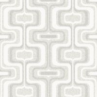 Обои Zambaiti Parati Savana Винил на флизелине (0,53*10,05) Белый/Серый/Серебряный, Геометрия арт-77522 — фото 1, Обои для стен