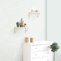 Обои Andrea Rossi Stromboli Винил на флизелине (1,06*10) Белый/Зеленый, Листья/Цветы арт-54340-1 — фото 2, Обои