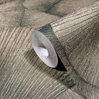 Обои Marburg Kumano Винил на флизелине (1,06*10,05) Бронзовый/Зеленый, Листья арт-34563 — фото 3, Обои для стен