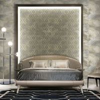 Обои Decori-Decori Carrara 2 Винил на флизелине (1,06*10,05) Серый/Бежевый, Дамаск арт-83656 — фото 2, Обои