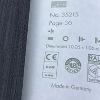 Обои Marburg Lava Винил на флизелине (1,06*10,05) Черный, Линии/Штукатурка арт-35215 — фото 2, Обои для стен