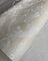 Обои Bernardo Bartalucci Sarrieri Флизелин (1,06*10) Бежевый/Белый, Дамаск арт-5076-2 — фото 2, Обои