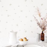 Обои Andrea Rossi Stromboli Винил на флизелине (1,06*10) Зеленый, Полоса/Цветы арт-54345-5 — фото 3, Обои