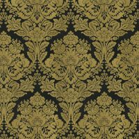 Обои Emiliana Parati Tekko New Винил на флизелине (1,06*10,05) Золото/Черный, Дамаск арт-20001T — фото 1, Обои