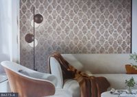 Обои Bernardo Bartalucci Brigida Флизелин (1,06*10,05) Бежевый/Золото, Под камень арт-84274-4 — фото 2, Обои для стен