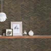 Обои AS Creation Geo Effect Винил на флизелине (0,53*10,05) Коричневый, Геометрия/Абстракция арт-38309-7 — фото 3, Обои