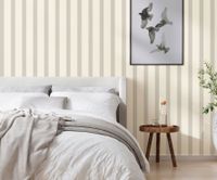 Обои Zambaiti Parati Tradizione Italiana 2025 Винил на флизелине (0,53*10,05) Бежевый/Золото, Полоса арт-Z21746 — фото 2, Обои