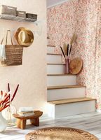 Обои Caselio Flower Power Винил на флизелине (0,53*10,05) Бежевый, Цветы арт-101861027 — фото 2, Обои для стен