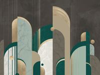 Фрески Wall Street Deco арт-23008 — фото 1, Фрески