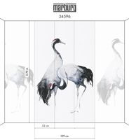 Товар: Панно Marburg Otaru Винил на флизелине (1,59*2,7) Белый/Черный, Птицы арт-34596 - фото 2 Панно Marburg Otaru Винил на флизелине (1,59*2,7) Белый/Черный, Птицы арт-34596 — фото 2, Обои для стен