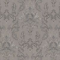 Обои Emiliana Parati Tesori dOriente Винил на флизелине (1,06*10,05) Коричневый/Серый/Серебряный, Дамаск арт-97238 — фото 1, Обои