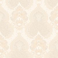 Обои Roberto Borzagi King Винил на флизелине (1,06*10) Бежевый, Дамаск арт-90110-3 — фото 1, Обои для стен