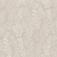 Обои Zambaiti Parati Satin Flowers IV Винил на флизелине (0,53*10,05) Коричневый/Серый/Белый, Листья арт-Z66813 — фото 1, Обои для стен