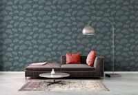 Обои AS Creation Original View Винил на флизелине (0,53*10,05) Бирюзовый, Листья арт-38966-2 — фото 5, Обои