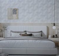 Обои Bernardo Bartalucci Sarrieri Флизелин (1,06*10) Серый/Белый, Геометрия арт-5074-1 — фото 2, Обои