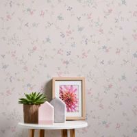 Обои AS Creation Maison Charme Винил на флизелине (0,53*10,05) Розовый/Зеленый/Голубой, Цветы арт-39071-2 — фото 2, Обои