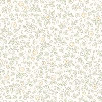 Обои Andrea Rossi Stromboli Винил на флизелине (1,06*10) Белый/Зеленый, Листья/Цветы арт-54340-1 — фото 1, Обои для стен