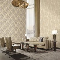 Обои Decori-Decori Mirabilia Винил на флизелине (1,06*10,05) Бежевый, Дамаск арт-83430 — фото 3, Обои