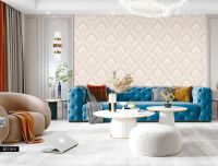 Товар: Обои Roberto Borzagi King Винил на флизелине (1,06*10) Бежевый, Дамаск арт-90118-2 - фото 2 Обои Roberto Borzagi King Винил на флизелине (1,06*10) Бежевый, Дамаск арт-90118-2 — фото 2, Обои для стен