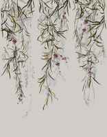 Панно Marburg Crush Motion Винил на флизелине (2,1*2,7) Серый, Листья/Цветы арт-63454 — фото 1, Обои