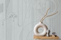 Фрески Affresco Line Art арт-AF2149-COL4 — фото 2, Фрески