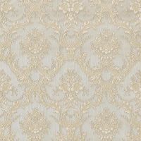 Обои Zambaiti Parati Satin Flowers IV Винил на флизелине (0,53*10,05) Коричневый/Бежевый, Дамаск арт-Z66837 — фото 1, Обои для стен