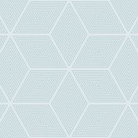 Обои Andrea Rossi Stromboli Винил на флизелине (1,06*10) Серый/Голубой, Геометрия/Ромб арт-54344-3 — фото 1, Обои для стен