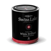 Краски Swiss Lake Краска интерьерная для потолков White Brilliant 9 л — фото 1, Краски