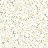 Обои Andrea Rossi Cheradi Винил на флизелине (1,06*10,05) Бежевый/Разноцветный, Цветы арт-54394-2 — фото 1, Обои для стен