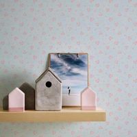 Обои AS Creation Maison Charme Винил на флизелине (0,53*10,05) Голубой/Розовый, Цветы арт-39067-1 — фото 3, Обои для стен