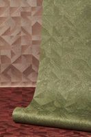 Обои Zambaiti Parati Fuksas Винил на флизелине (0,7*10,05) Розовый/Коричневый, Геометрия арт-Z54533 — фото 3, Обои