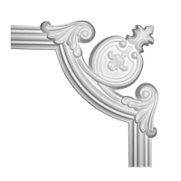 Угловой элемент Европласт 256x27x256 мм арт-1.52.284 — фото 1, Молдинги