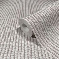 Обои Marburg Flora Винил на флизелине (0,53*10,05) Серый/Бежевый, Линии/Рогожка арт-47485 — фото 2, Обои