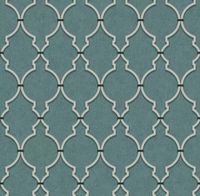 Обои Andrea Rossi Cheradi Винил на флизелине (1,06*10,05) Бирюзовый, Орнамент арт-54399-7 — фото 1, Обои для стен