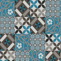 Обои AS Creation New Life Винил на флизелине (0,53*10,05) Бирюзовый, Орнамент арт-37684-2 — фото 1, Обои