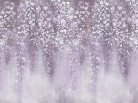 Панно Zambaiti Parati Satin Flowers IV Винил на флизелине (3*5,1) Сиреневый, Цветы арт-Z66894 — фото 1, Обои для стен