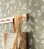 Обои Caselio Danae Винил на флизелине (53*10,05) Зеленый, Листья/Цветы арт-103647240 — фото 2, Обои