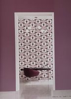 Обои Andrea Rossi Cheradi Винил на флизелине (1,06*10,05) Бирюзовый, Бабочки арт-54401-4 — фото 3, Обои для стен