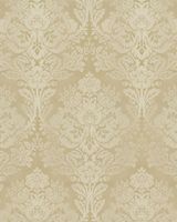 Обои Emiliana Parati Tekko New Винил на флизелине (1,06*10,05) Золото/Бежевый, Дамаск арт-20007T — фото 1, Обои