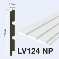 Товар: Декоративная панель HIWOOD 2700x120x12 мм арт-LV124 NP - фото 1 Декоративная панель HIWOOD 2700x120x12 мм арт-LV124 NP — фото 1, Панели