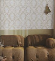 Обои Bernardo Bartalucci Sarrieri Флизелин (1,06*10) Бирюзовый/Белый, Дамаск арт-5076-3 — фото 3, Обои